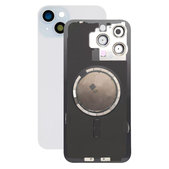 задния капак с обектив на камерата за iPhone 15 Plus, син, Blue