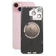 задния капак с обектив на камерата за iPhone 15 Plus, Розово, Pink