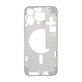 Средна рамка за iPhone 15 Pro Max, White Titanium