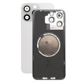 задния капак с обектив на камерата за iPhone 15 Pro Max, White Titanium