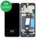 дисплей за Samsung A05s A057G, Тъчскрийн и рамка, черен, Black, TFT