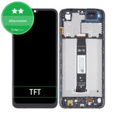 дисплей за Xiaomi Redmi A2, Тъчскрийн и рамка, Onyx Black, TFT