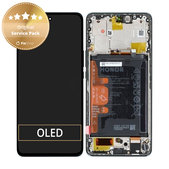 Дисплей за Honor Magic6 Lite, Green, Тъчскрийн с рамка and Батерия, 0235AHHQ 0235AHHV Genuine Service Pack