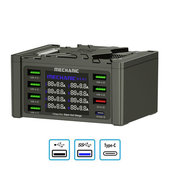 USB зарядна станция с USB-C, USB 3.0, Mechanic V-Power 8 Pro