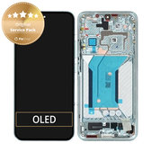 Дисплей за Xiaomi 14 23127PN0CC, Jade Green, Тъчскрийн с рамка, 56000600N300 Genuine Service Pack
