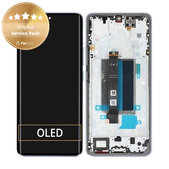 Дисплей за Xiaomi Redmi Note 13 Pro+ 23090RA98C, Aurora Purple, Тъчскрийн с рамка, 560003N16U00 Genuine Service Pack