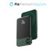 MagSafe външна батерия с LCD 5000 mAh, Зелено, Green, FixPremium