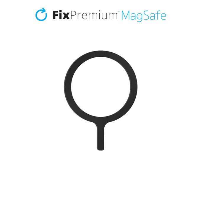 Магнит за MagSafe Ultra, Черно, Black, FixPremium