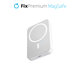 MagSafe външна батерия със стойка 5000 mAh, Бял, White, FixPremium