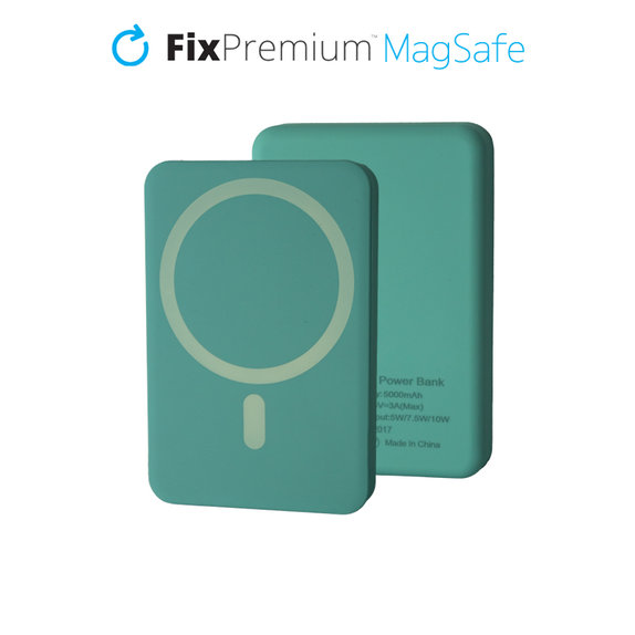 MagSafe външна батерия 5000 mAh, Синьо, Blue, FixPremium