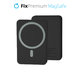 MagSafe външна батерия 10 000 mAh, Черно, Black, FixPremium