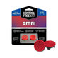 Разширени грип капачки за контролер Omni (Червено, Red) за PS4/PS5, Kontrol Freek