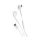 Слушалки TUBB, USB-C, Бял, White, Music Hero