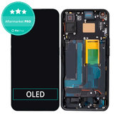 дисплей OLED за Nothing Phone (1), Тъчскрийн и рамка, черен, Black