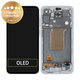 дисплей за Samsung A55 A556B, Тъчскрийн и рамка, GH82-34305B, Awesome Iceblue, Genuine Service Pack