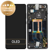 Дисплей за OnePlus 12R, Iron Grey, Тъчскрийн с рамка, 621029000157 Genuine Service Pack