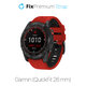 Двуцветна силиконова каишка за Garmin (QuickFit 26mm), Червено, Red, FixPremium
