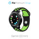 Спортна силиконова каишка за Garmin (22mm), Черно, Black, FixPremium