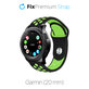 Спортна силиконова каишка за Garmin (20mm), Черно, Black, FixPremium