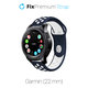 Спортна силиконова каишка за Garmin (22mm), Синьо, Blue, FixPremium