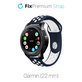 Спортна силиконова каишка за Garmin (22mm), Синьо, Blue, FixPremium