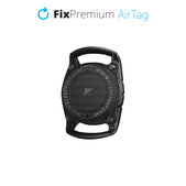 Нашийник за AirTag за кучета и котки, Черно, Black, FixPremium
