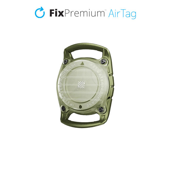 Нашийник за AirTag за кучета и котки, Зелено, Green, FixPremium