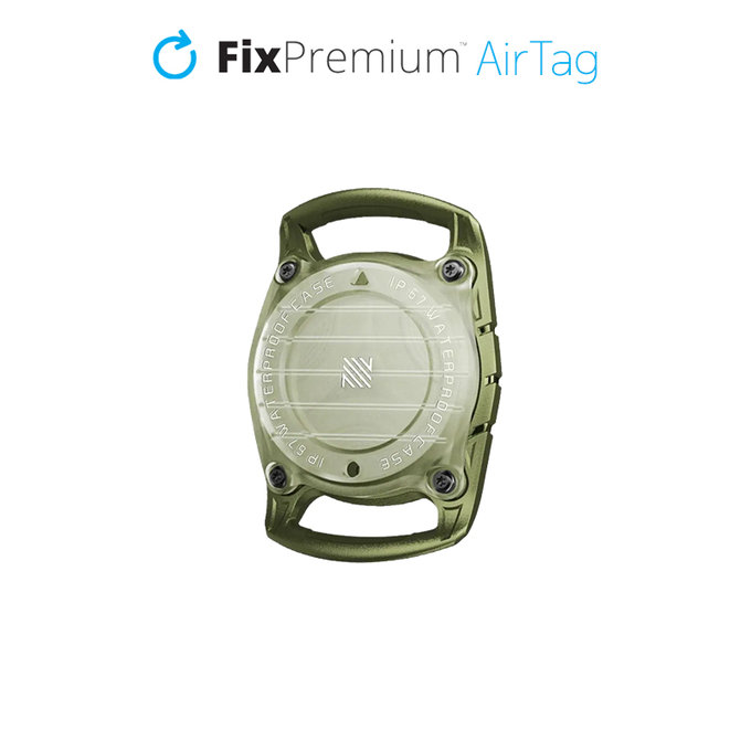 Нашийник за AirTag за кучета и котки, Зелено, Green, FixPremium
