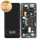 Дисплей за Motorola Edge 50 Ultra, Forest Grey, Тъчскрийн с рамка, 5D68C24483 Genuine Service Pack