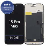 Дисплей In-Cell FHD за iPhone 15 Pro Max, Тъчскрийн с рамка, FixPremium