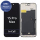 Дисплей In-Cell FHD за iPhone 15 Pro Max, Тъчскрийн с рамка, FixPremium
