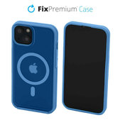 Калъф Clear с MagSafe за iPhone 14, Синьо, Blue