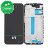 дисплей за Samsung A25 A256B, Тъчскрийн и рамка, Brave Black, TFT