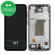 дисплей за Samsung A35 A356B, Тъчскрийн и рамка, Awesome Navy, TFT