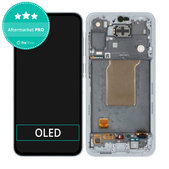 дисплей OLED за Samsung A55 A556B, Тъчскрийн и рамка, Awesome Iceblue