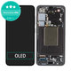 дисплей OLED за Samsung S24 S921B, Тъчскрийн и рамка, Onyx Black