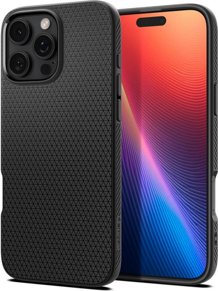Калъф Liquid Air за iPhone 16 Pro Max, Matte Black