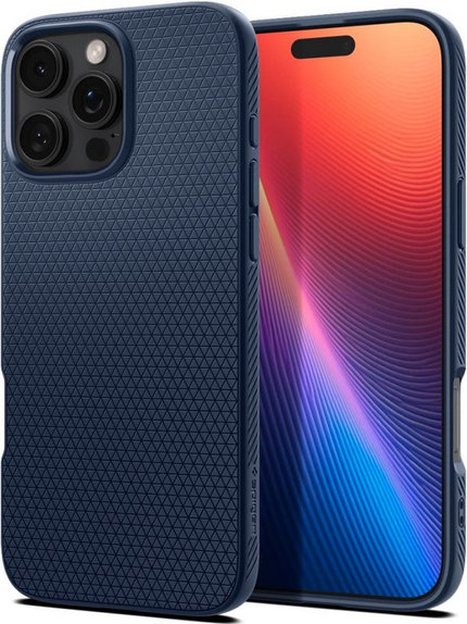 Калъф Liquid Air за iPhone 16 Pro Max, тъмно син, navy blue
