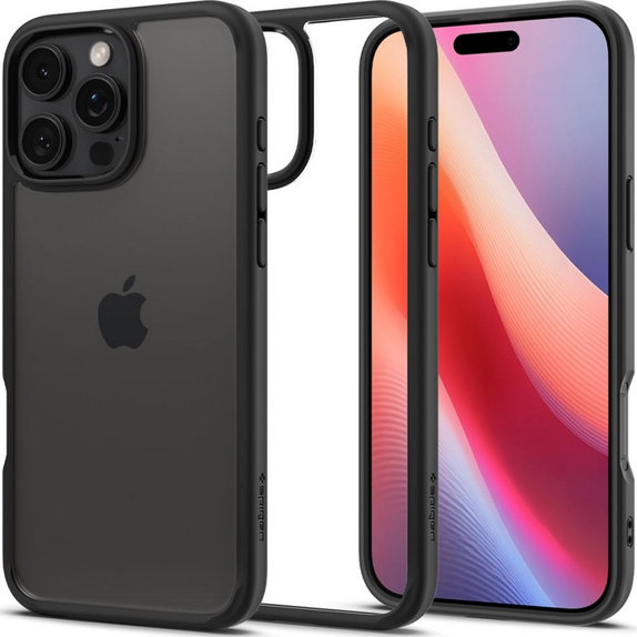Калъф Ultra Hybrid за iPhone 16 Pro Max, Matte Black