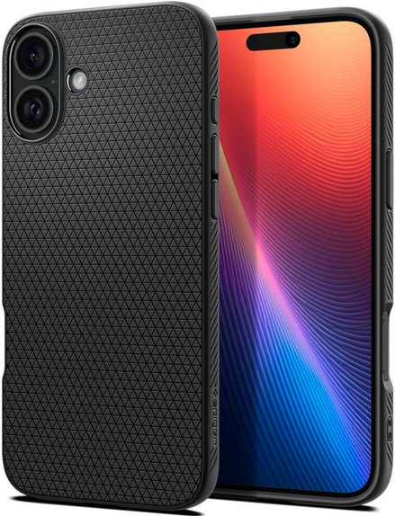 Калъф Liquid Air за iPhone 16 Plus, Matte Black