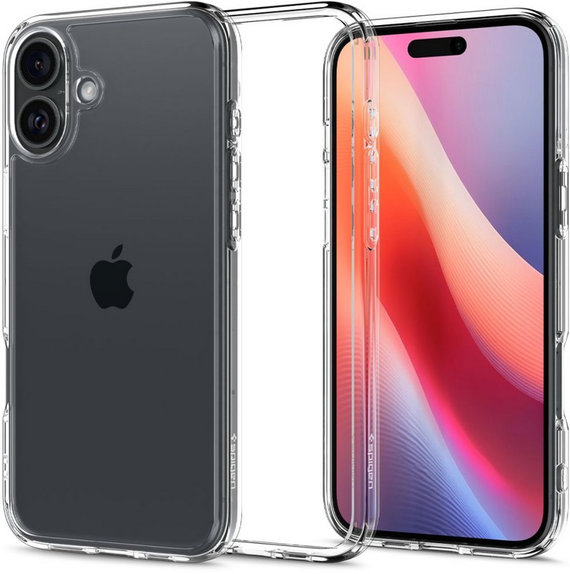 Калъф Ultra Hybrid за iPhone 16 Plus, Crystal Clear