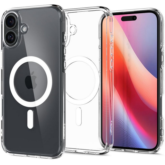 Калъф Ultra Hybrid с MagSafe за iPhone 16 Plus, Бял, White