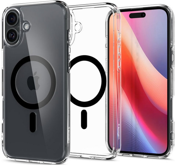 Калъф Ultra Hybrid с MagSafe за iPhone 16 Plus, Черно, Black