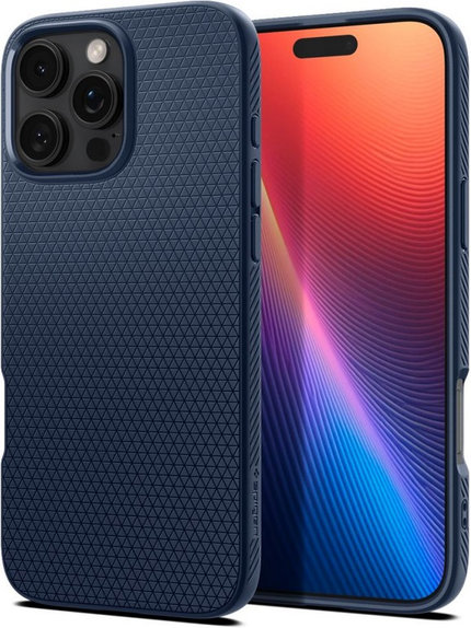 Калъф Liquid Air за iPhone 16 Pro, тъмно син, navy blue