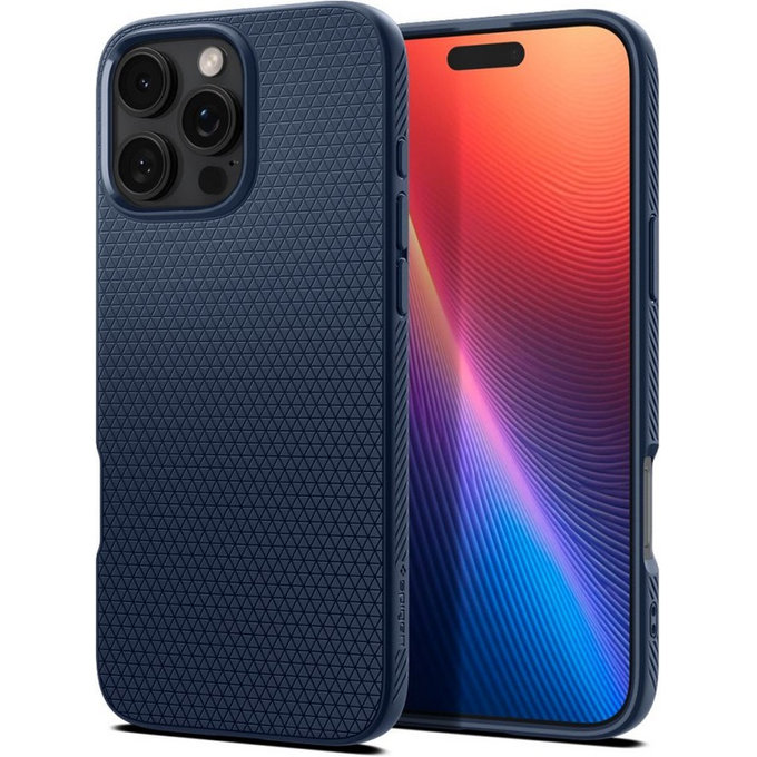Калъф Liquid Air за iPhone 16 Pro, тъмно син, navy blue