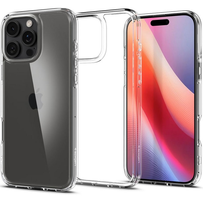 Калъф Ultra Hybrid за iPhone 16 Pro, Crystal Clear