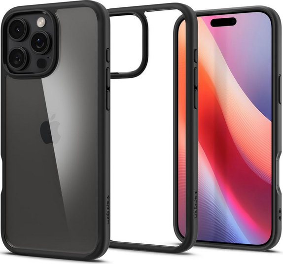 Калъф Ultra Hybrid за iPhone 16 Pro, Matte Black