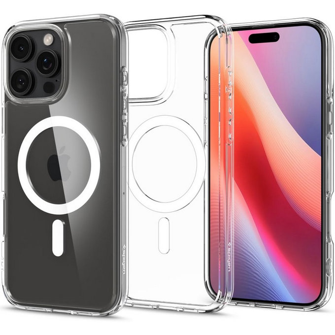 Калъф Ultra Hybrid с MagSafe за iPhone 16 Pro, Бял, White