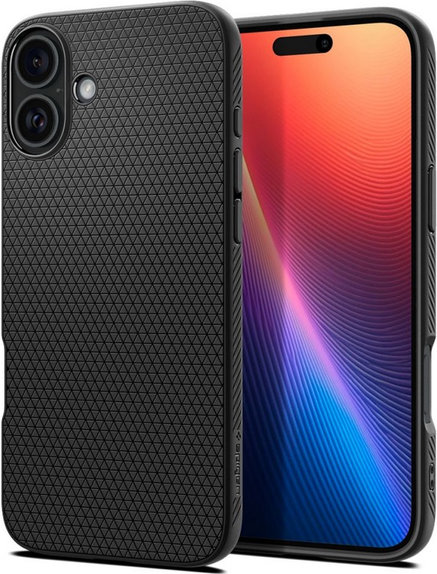 Калъф Liquid Air за iPhone 16, Matte Black