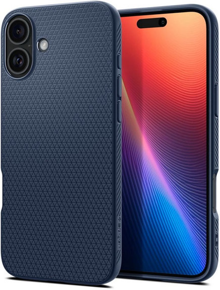 Калъф Liquid Air за iPhone 16, тъмно син, navy blue